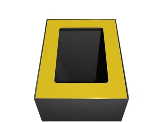 Top modulaire afvalscheidingsunit 60 liter Geel - 1