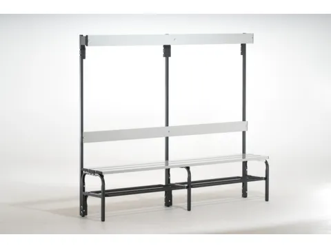 omkleedbank,HxLxD 1670x1500x375mm,alu. lijsten,RAL7016