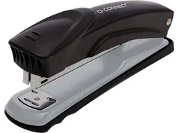 Q-connect Nietmachine Metaal Full Strip 20 Vel Zwart