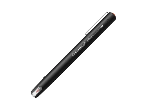Fineliner STABILO dr!ver medium punt 0.8 mm Rood