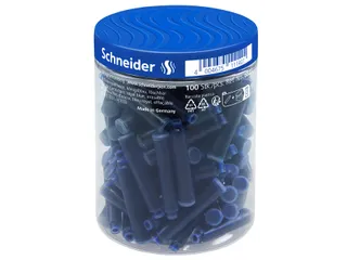 Inktpatroon Schneider Blauw pot 100stuks - 3