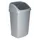 Afvalbak Curver Swing 50 liter zilver