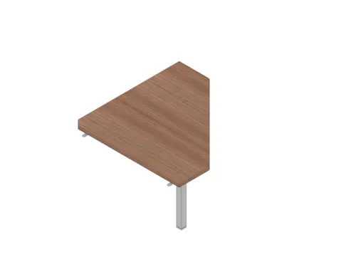 koppelelement voor bureau,90 °,HxBxD 730x840x840mm,v. C-voet