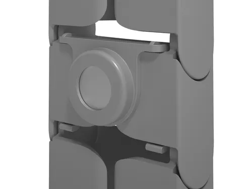 Addit kabelgeleider Grijs voor zit-sta Bureau 130cm incl. magneethoude