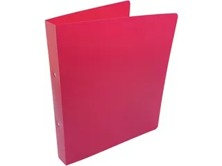 ringmap, voor ft A4, uit PP, 2 ringen van 25mm, roze - 2