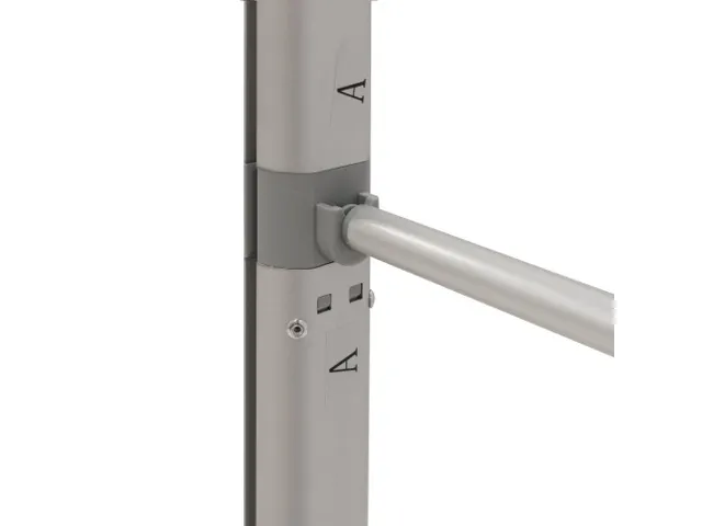 Set extension FlexFrame +30cm largeur 120cm argent