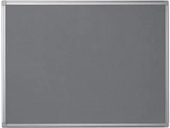 Tableau Textile Cadre Aluminium 60x90cm Gris