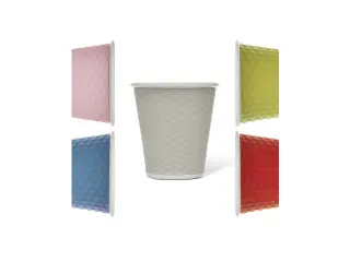 Beker porselein Les Artistes Paris 180ml siliconen grip Licht Grijs - 5