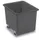 Grote GVK-bak,conisch,HxLxB 1000x2108x1480mm,2200l,grijs,vorksloffen