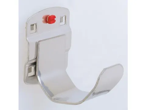 Buishouder Voor Geperforeerde Platen Ø 60Mm Aluminium-Kleurig