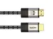 Premium Hdmi 2.0 Kabel Cotton Braided Cable Plated Connector 4k 1 Mete
