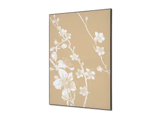 Wanddecoratie Textiel Set A1 Japanse Bloesem Beige - 1