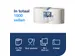 Poetsrol Tork W1 130041 2-laags 23,5cmx255m 2 rollen wit