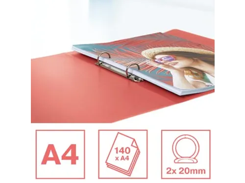 Colour'Breeze ringmap 2 ringen PP A4 koraal