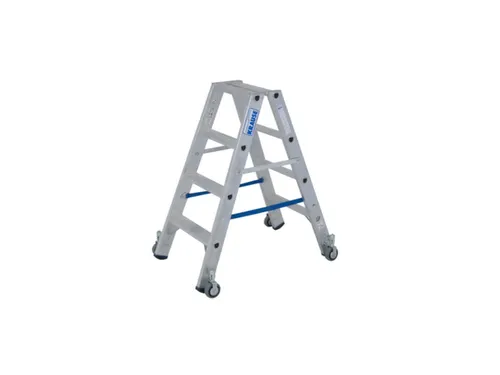 Vouwladder Aluminium Beide Zijden 2x4treden Verrijdbaar L 1 71m