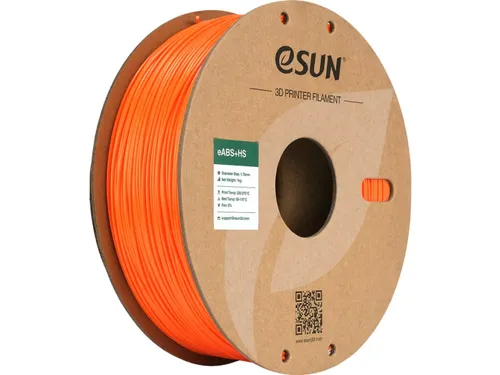 eSUN 3D printer Filament eABS+HS High Speed 1,75mm Oranje 1kg