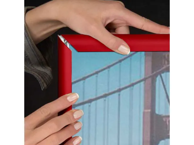 Kliklijst Aluminium A3 Rood Elegenace 25mm
