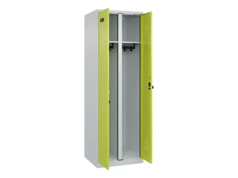 locker voor scheiding van kleding,HxBxD 1850x600x500mm,2vak