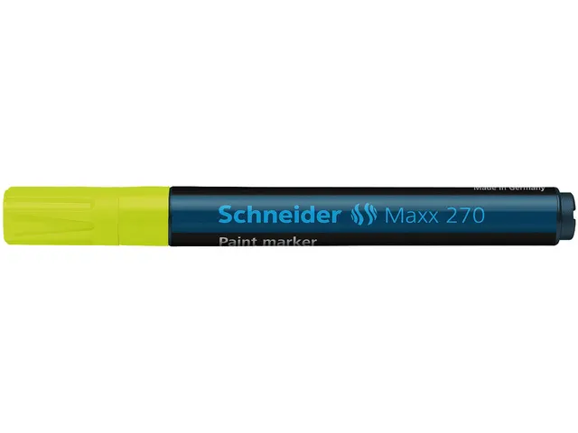 Lakmarker Schneider Maxx 270 1-3 mm fluor geel