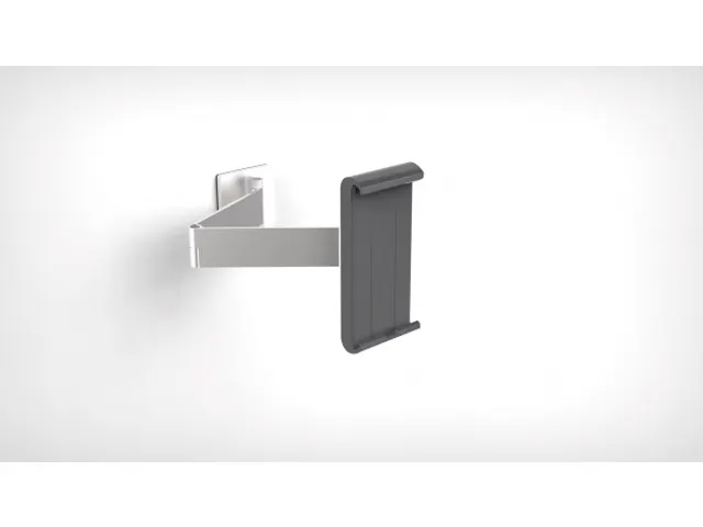 Durable Tablethouder Flexibel Arm wandsteun 1kg single 7-13 inch zilve