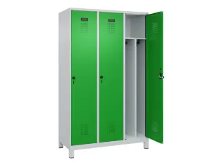 locker voor scheiding van kleding,HxBxD 1950x1200x500mm,3vak - 1