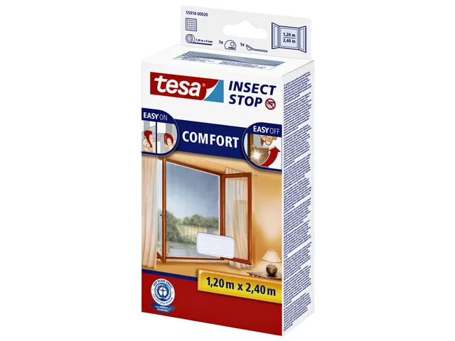 Insectenhor tesa Insect Stop COMFORT buitendraaiende ramen 1,2x2,4m wi