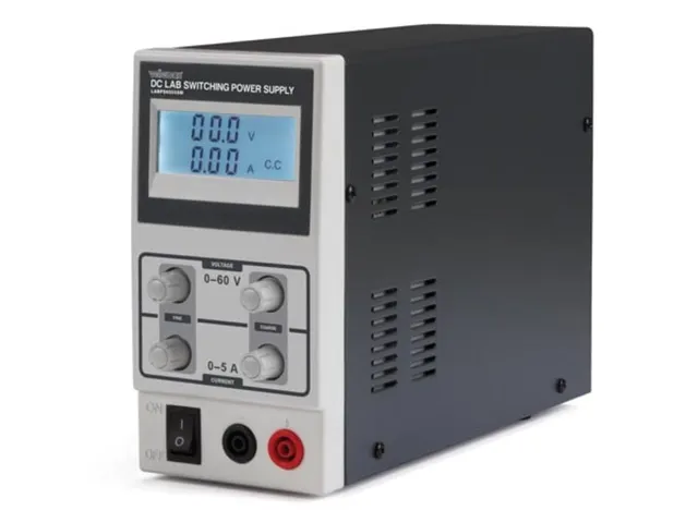 Schakelende DC-Labovoeding 0-60 Vdc / 0-5 A Max Met Lcd-Scherm