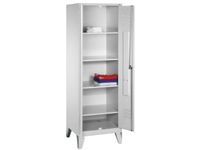 Universele Kast 1850x610x500mm 2 Vakken Klinksluiting Poten Ral7035