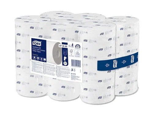 Tork OptiServe 472650 extra zacht Hulsloos toiletpapier 3-Laags 18 Rol