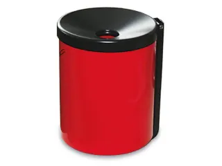 Veiligheidswandasbak 6 liter Plaatstaal Rood - 1