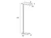 400079771 Unilux Vloerlamp Lixus LED 195cm 4100K 7492lm metaalgrijs