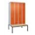 locker met bank,HxBxD 2120x1200x815mm,4vak,vak B 300mm,cil.-slot