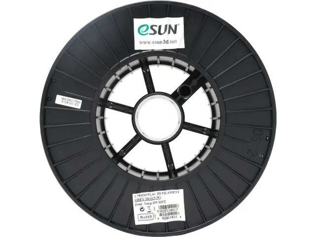 eSUN PLA+ 3D printer Filament 1.75mm Grijs 3kg