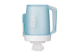 Tork 658002 Draagbare Mini Centerfeed Dispenser Wit Blauw - 2