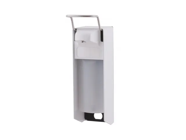 Zeep- & Desinfectiemiddeldispenser Wit 500 Ml Korte Beugel