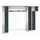 personeelsgarderobe draaigr. 1950x2250x500mm 3x5 vakken 300mm RAL7016