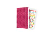 Weekagenda Flair A6 2023 fuchsia pink 4-talig HC 2 pagina's=1 week