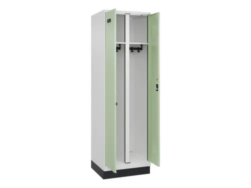 locker voor scheiding van kleding,HxBxD 1950x600x500mm,2vak