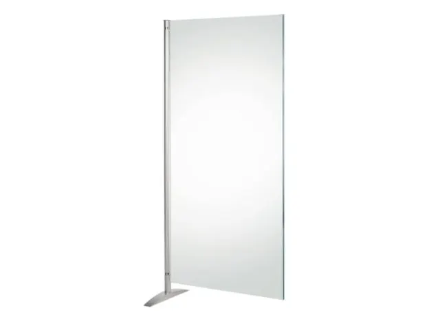 Scheidingswandsysteem 1750x 800mm Acrylelement Voet Wit