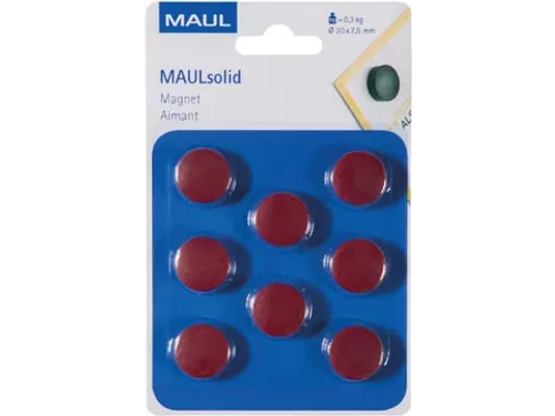 magneet Solid 20 mm trekkracht 300 gr 8 stuks