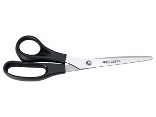 Kantoorschaar Westcott 210mm met kunststof grip linkshandig rvs - 4