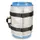 Verwarmingsmantel,V. 30L Vat,Buiten Glasvezel/Silicone,Zilverkleurig
