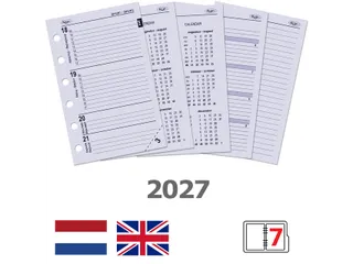 Agendavulling 2027 Kalpa Pocket 7dagen/2pagina's - 4