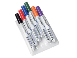 Viltstift Legamaster TZ 1 whiteboard rond 1.5-3mm assorti set à 6 stu