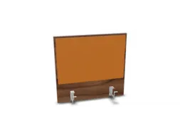 opzetpaneel v. bureau aanbouw achter NP-tiepolo nut BN3005-geel 600mm
