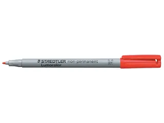 Viltstift Staedtler OHP Lumocolor 315 non permanent M 1.0mm Rood - 1