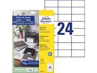 Etiketten 70X37 Mm Wit 240 St - 3