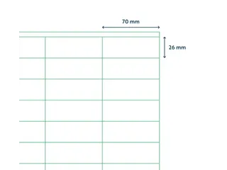Etiketten Zelfklevend Wit 33 op A4 70x26mm 1000 Vel - 2