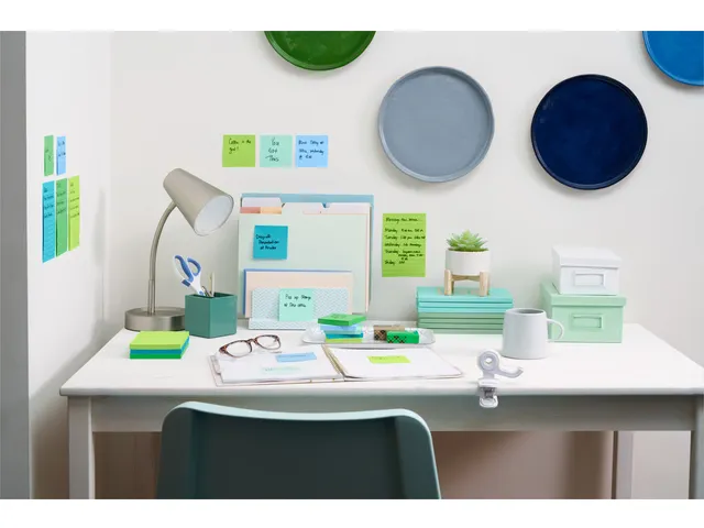Memoblok 3M Post-it 655 76mmx127mm Super Sticky Oasis