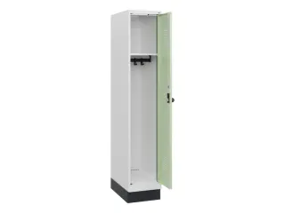 schoollocker,HxBxD 1630x300x500mm,1vak,vak B 300mm,draaigrendel,sokkel - 1
